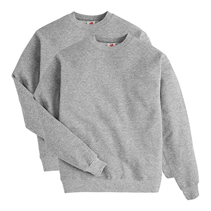 Hanes Herre Sweatshirt EcoSmart Fleece Crewneck AMZ9