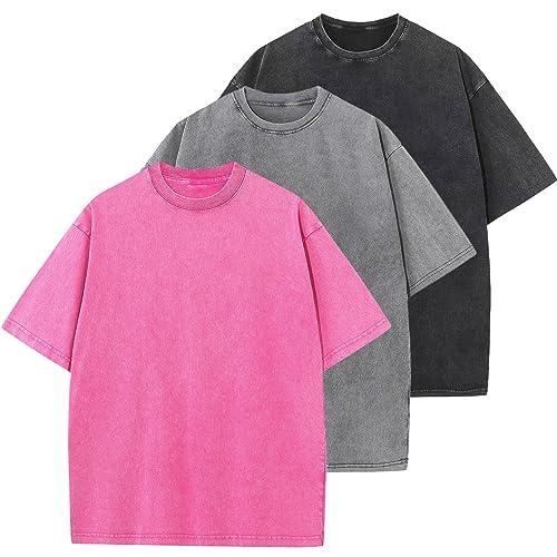 Herre T-shirt Oversized Bomuld Casual Kortærmet