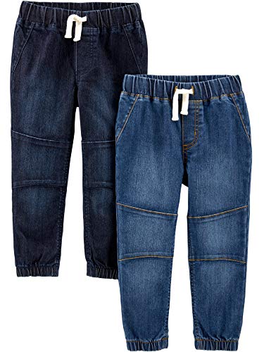 Simple Joys by Carter's Drenge Pull-On Denimbukser 2PKPANTDE
