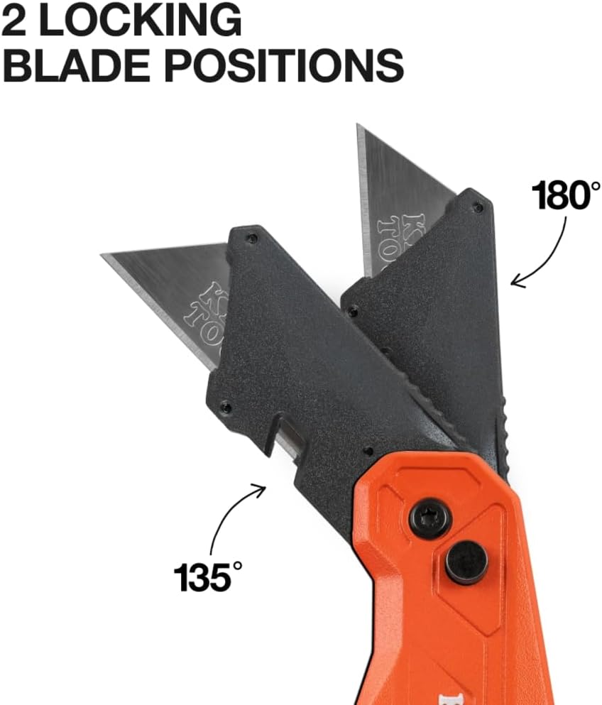 Klein Tools FLICKBLADE 2-i-1 Foldekniv og Skraber 44306