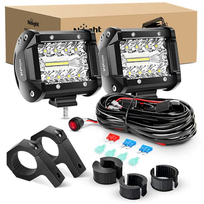 Nilight Marine LED Light Pods 10 cm 2 Stk. 18060CW