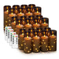 Flammefri LED Stearinlys med Timer og Lyskæde 5 Stk.