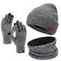 FZ FANTASTIC ZONE Unisex Vinterhue Tørklæde Handsker
