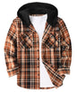 ZITY Herre Skjorte Flannel Hoodie Casual Langærmet