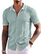COOFANDY Herre Poloshirt Strikket Kortærmet Ztj009254