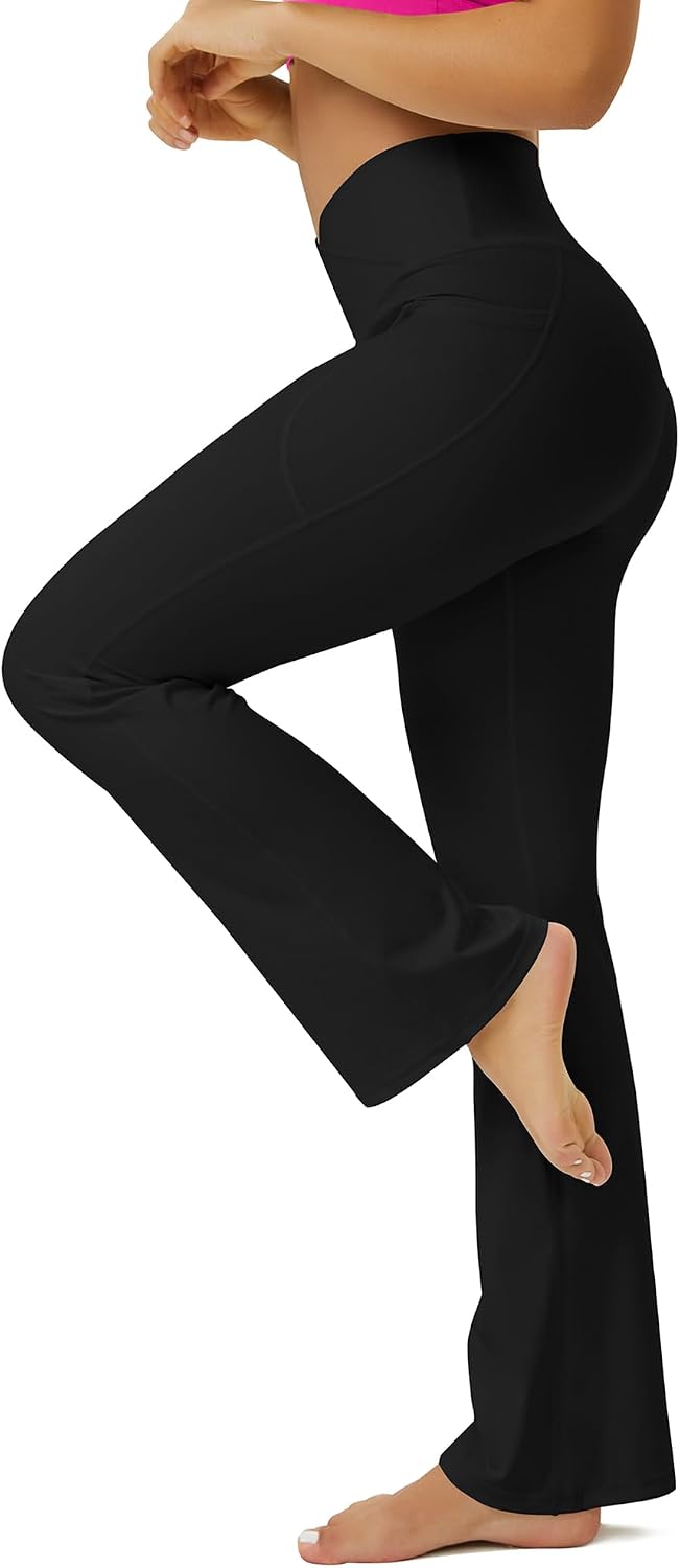 FOHOFO Flare Yogaleggings til Kvinder Xyyfo240122