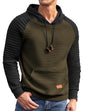 COOFANDY Herre Hættetrøje Pullover Vaffelstrik Casual