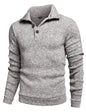 COOFANDY Herre Striktrøje Fleece Pullover Langærmet