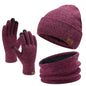 FZ FANTASTIC ZONE Unisex Vinterhue Tørklæde Handsker