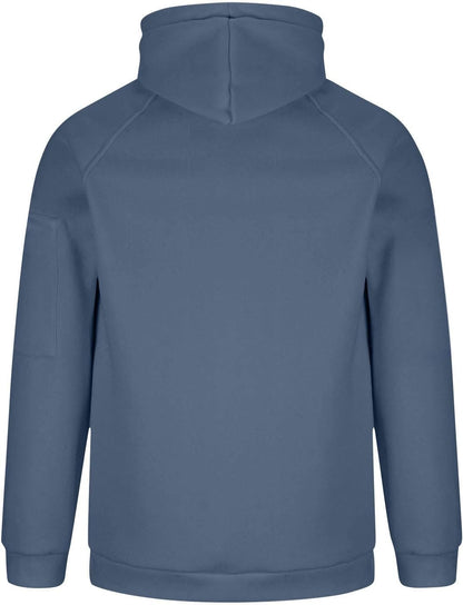 fnnxeal Herre Hættetrøje Quarter Zip Fleece Pullover