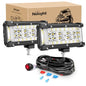 Nilight LED Arbejdslygter 12.7 cm 2 Stk. 72W 18030C-A
