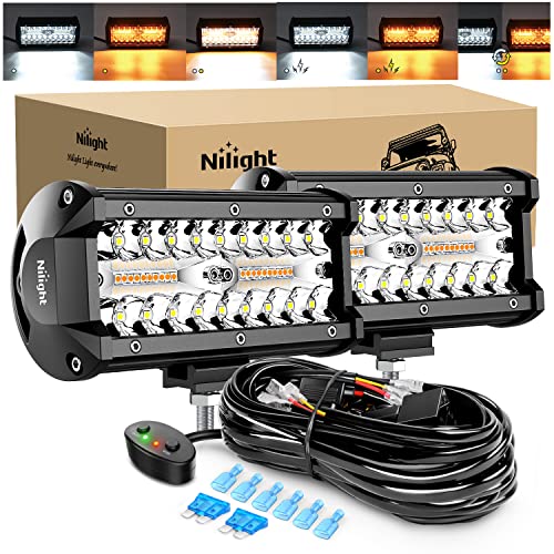 Nilight LED Arbejdslygter 16.5 cm 2 Stk. 120W ZH303