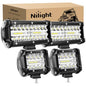 Nilight Marine LED Light Pods 10 cm 2 Stk. 18060CW