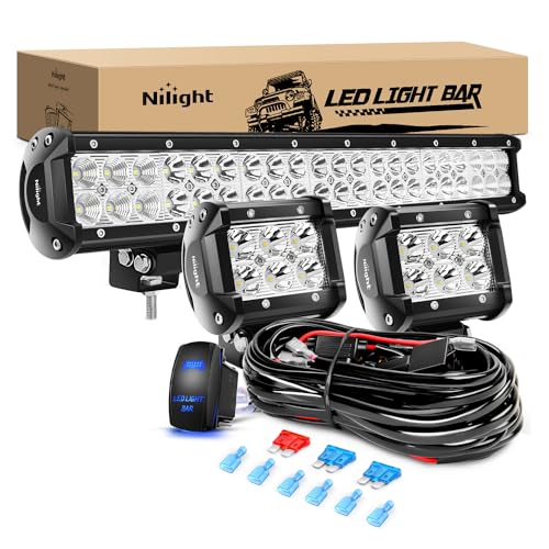 Nilight LED Light Bar 50.8 cm 126W 60214S-A
