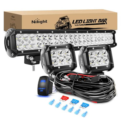 Nilight LED Light Bar 50.8 cm 126W 60214S-A