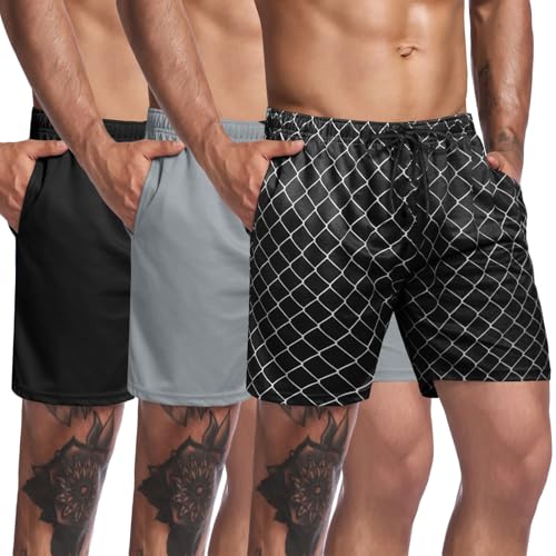 COOFANDY Herre Træningsshorts Mesh Athletic Letvægt
