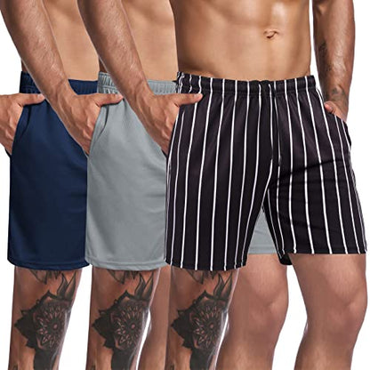 COOFANDY Herre Træningsshorts Mesh Athletic Letvægt