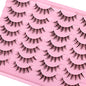 Kiromiro Wispy Faux Mink Kunstige Øjenvipper til Kvinder 14mm 14 Par