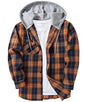 ZITY Herre Skjorte Flannel Hoodie Casual Langærmet