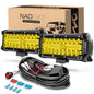 NAOEVO LED Light Bar 17.8 cm 2 Stk. 240W