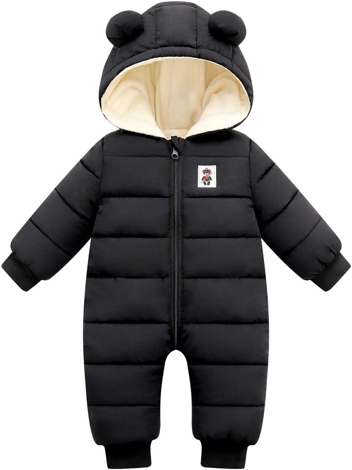 Fumdonnie Baby Flyverdragt Vinter Varm FBA004-BK66