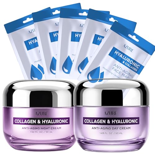 Azure Cosmetics 24K Gold & Collagen Face Moisturizer Fugtighedscreme 50ml