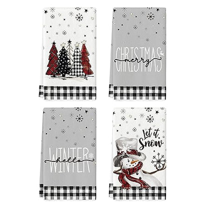 Artoid Mode Snemand Juleviskestykker 4 Stk. 43x66 cm