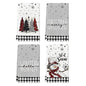 Artoid Mode Snemand Juleviskestykker 4 Stk. 43x66 cm
