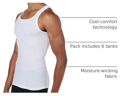 Hanes Herre Undertrøje Tank Top Bomuld 372A6