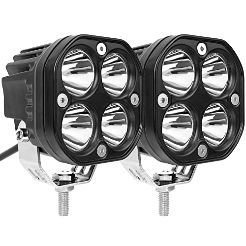 SUFEMOTEC LED Pods Arbejdslygter 7.6 cm 2 Stk. 40W