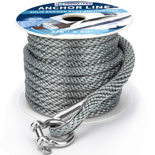 PropelTech Massiv Flettet Ankerline 10 mm x 15,2 m