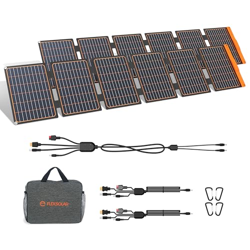 FlexSolar Solcelle Batterioplader Sæt YL-20W-TC
