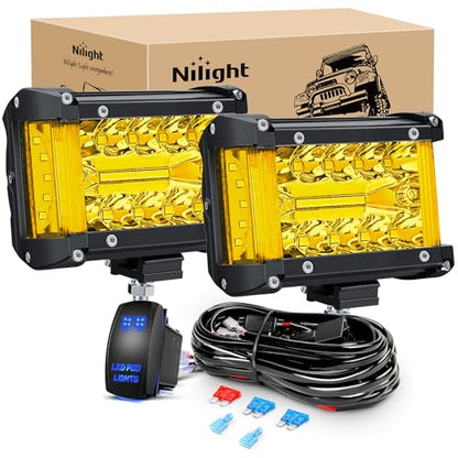 Nilight Marine LED Light Pods 10 cm 2 Stk. 18060CW