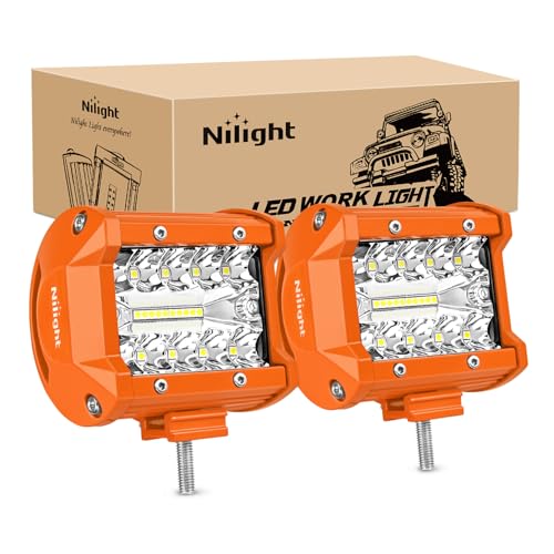 Nilight Marine LED Light Pods 10 cm 2 Stk. 18060CW