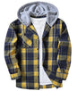 ZITY Herre Skjorte Flannel Hoodie Casual Langærmet