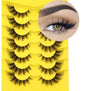 Kiromiro Wispy Faux Mink Kunstige Øjenvipper til Kvinder 20mm