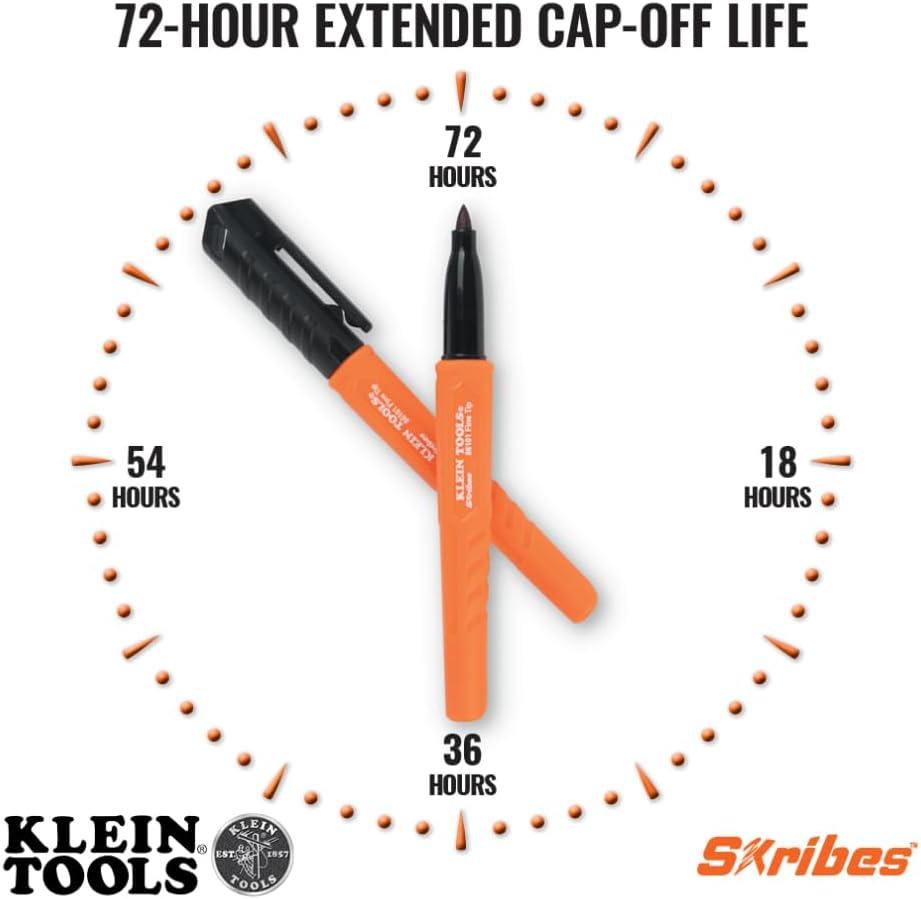 KLEIN TOOLS Skribes Permanente Tuscher Fin Spids 8610112