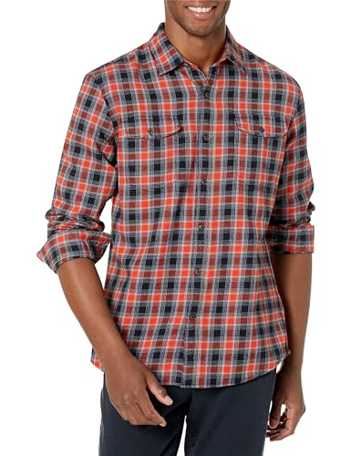 Amazon Essentials Herre Flannelskjorte Slim-Fit MAE25002FL18