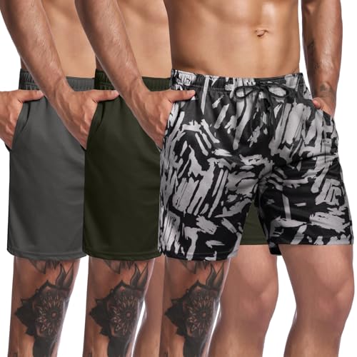 COOFANDY Herre Træningsshorts Mesh Athletic Letvægt