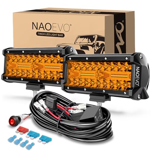 NAOEVO LED Light Bar 17.8 cm 2 Stk. 240W