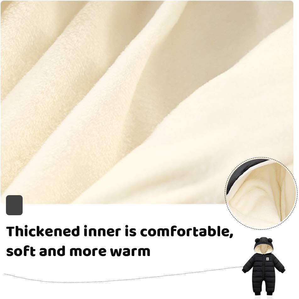 Fumdonnie Baby Flyverdragt Vinter Varm FBA004-BK66