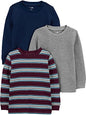 Simple Joys by Carter's Drenge Termo Langærmede T-Shirts 3-Pak 6M852210