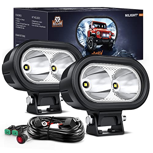 Nilight LED Pods Arbejdslygter 2 Stk. 60001F-B