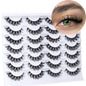 Kiromiro Wispy Faux Mink Kunstige Øjenvipper til Kvinder 14mm 14 Par
