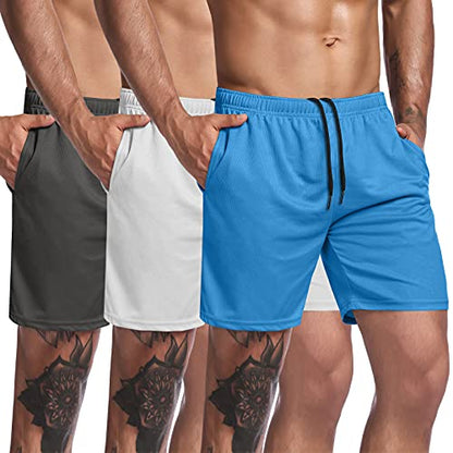 COOFANDY Herre Træningsshorts Mesh Athletic Letvægt