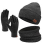 FZ FANTASTIC ZONE Unisex Vinterhue Tørklæde Handsker