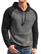 COOFANDY Herre Hættetrøje Pullover Vaffelstrik Casual