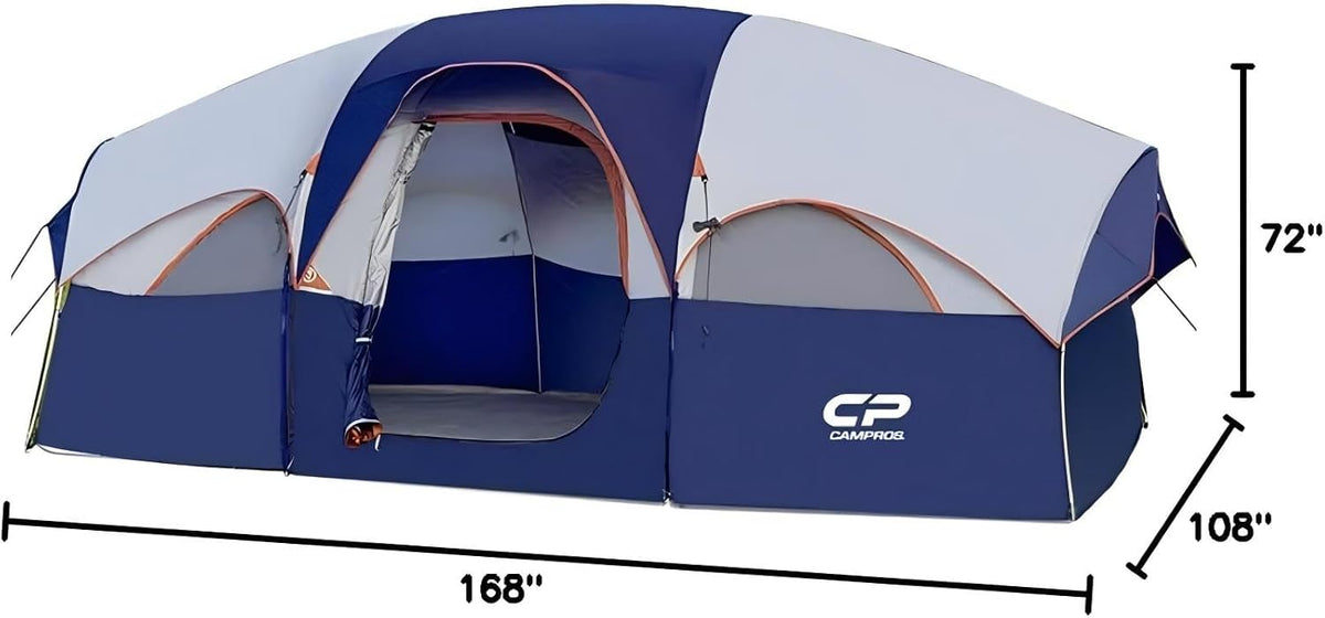 CAMPROS CP Camping Telt 8 Personer CP-140972
