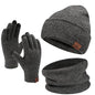 FZ FANTASTIC ZONE Unisex Vinterhue Tørklæde Handsker