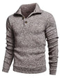 COOFANDY Herre Striktrøje Fleece Pullover Langærmet